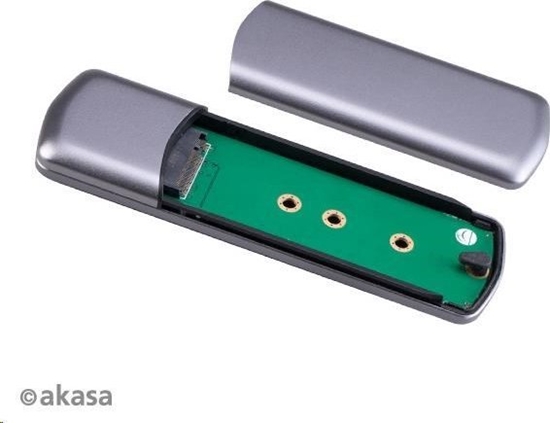 Picture of Kiesze Akasa AKASA externí box pro M.2 SATA/NVMe SSD, USB 3.2 Gen 2, 10Gb/s, hliník