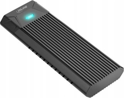 Picture of Kiesze InLine InLine®  USB3.2 Gen.2 USB Type-C to M.2 SSD (PCIe NVMe & SATA) Enclosure TOOL FREE