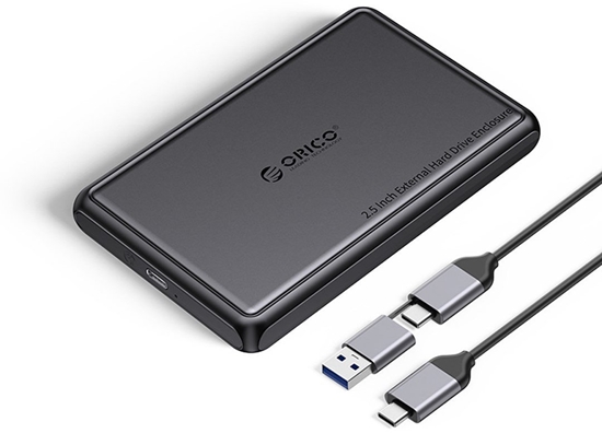 Picture of Kiesze obudowa na dysk DDL25-C3 2.5'' HDD / SSD USB-C 5Gb/s - czarna ORICO