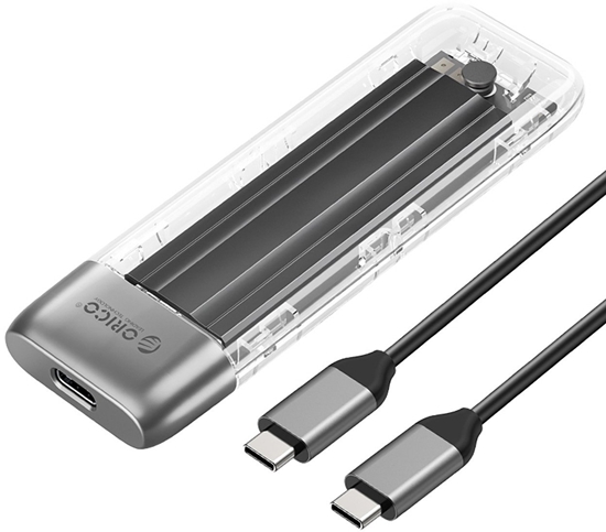 Picture of Orico Orico TXM2-C3 M.2 NVME USB-C 3.2 10Gb/s Disk Drive - Gray
