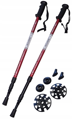 Attēls no Kije Trekkingowe do Nordic Walking Skadane Regulowane KUBISPORT 65-135 cm