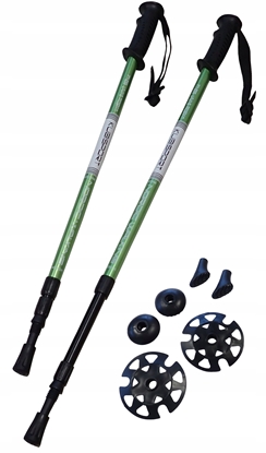 Attēls no Kije Trekkingowe do Nordic Walking Skadane Regulowane KUBISPORT 65-135 cm