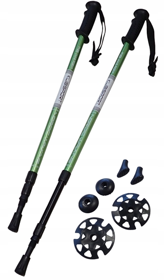 Picture of Kije Trekkingowe do Nordic Walking Skadane Regulowane KUBISPORT 65-135 cm
