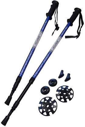 Attēls no Kije Trekkingowe do Nordic Walking Skadane Regulowane KUBISPORT 65-135 cm