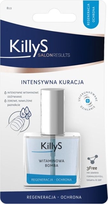 Attēls no Killy`s Salon Results Vitamin Booster witaminowa bomba intensywna kuracja odywka do osabionych i amicych si paznokci 10ml