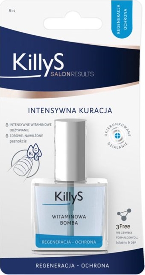 Picture of Killy`s Salon Results Vitamin Booster witaminowa bomba intensywna kuracja odywka do osabionych i amicych si paznokci 10ml