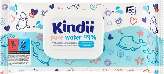 Picture of Kindii KINDII-CHUSTECZKI A 60SZT PURE WATER 99% HAR02DZ04