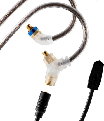 Attēls no Kinera Kinera GRAMR - Kabel MMCX z mikrofonem + Adapter Lightning