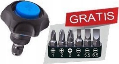 Picture of King Tony GRZECHOTKA MINI 1/4' UCHWYT DO BITÃW+ZESTAW BITÃW 6SZT.