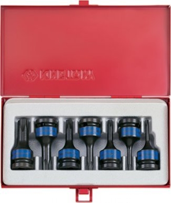 Picture of King Tony KOMPLET NASADEK UDAROWYCH 1/2 7SZTUK T25-T60 (1 KPL)