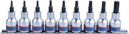 Picture of King Tony ZESTAW NASADEK TORX 3/8" 9cz. T10 - T50, SZYNA King Tony
