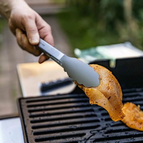 Picture of KingHoff Szczypce kuchenne 12" solidne metal-nylon szare Kinghoff KH 1742