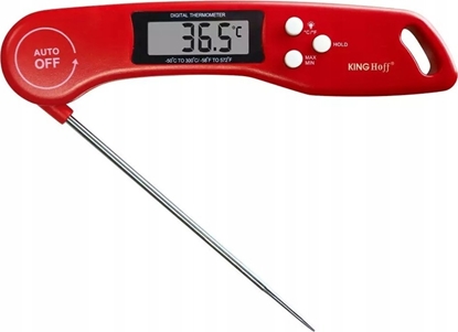 Picture of KingHoff TERMOMETR ELEKTRONICZNY DO POTRAW -50-300C LCD KINGHOFF KH-1670 Czerwony
