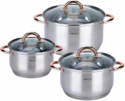 Attēls no KingHoff ZESTAW GARNKÓW 6 ELEMENTÓW KINGHOFF KH-1762