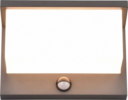 Attēls no Kinkiet DELIGHT Trio Nestos 240969142 kinkiet zewntrzny lampa cienna z czujnikiem ruchu IP54 1x13W LED 3000K antracyt/biay