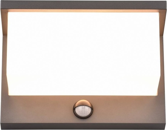 Picture of Kinkiet DELIGHT Trio Nestos 240969142 kinkiet zewntrzny lampa cienna z czujnikiem ruchu IP54 1x13W LED 3000K antracyt/biay