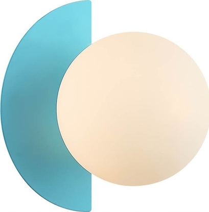 Attēls no Kinkiet Italux Italux Nauti WL-37482-BLU kinkiet lampa cienna 1x25W G9 niebieski/biay