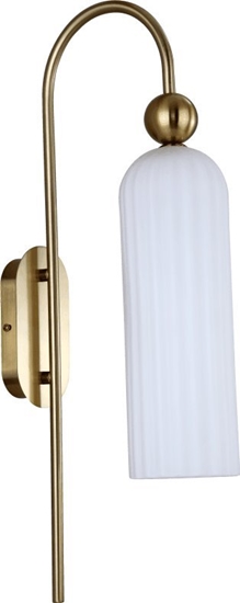 Picture of Kinkiet Light Prestige Klasyczny kinkiet Piega LP-939/1W white do sypialni biay