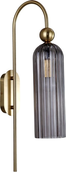 Picture of Kinkiet Light Prestige Lampa cienna Piega dymiony szklany kinkiet na przedpokój