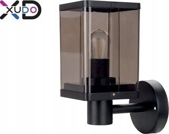 Picture of Kinkiet LVT LVT XD-QA131B kinkiet lampa cienna ogrodowa IP44 1x40W E27 czarny/dymiony