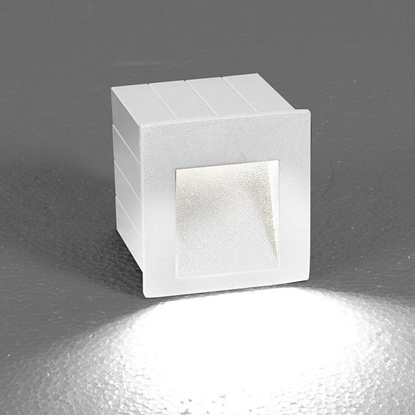 Attēls no Kinkiet Nowodvorski Kinkiet podtynkowy zewntrzny Step 1x3W LED IP44 biay 6908 - 6908