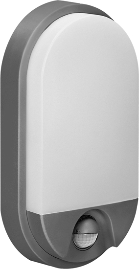 Picture of Kinkiet Orno NEFRYT LED 10W, oprawa ogrodowa z czujnikiem ruchu, 800lm, IP54, 4000K, szara