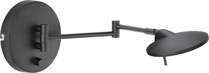 Изображение Kinkiet Trio Lampa cienna nowoczesna czarna Trio KAZAN na wysigniku LED 274770132