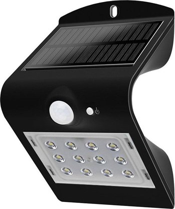 Picture of Kinkiet V-TAC Lampa Solarna cienna LED z czujnikiem ruchu VT-767 1.5W 220lm Czarny IP65 8277