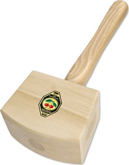 Picture of Kirschen Carpenter's Mallet hornbeam head, ash handle 140mm
