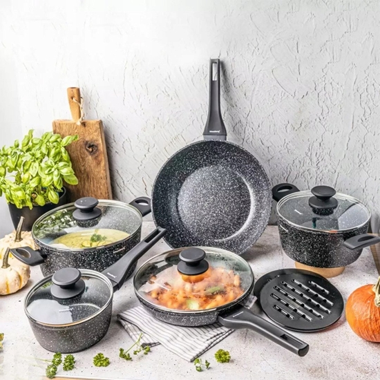 Изображение Klausberg Zestaw garnków marmurkowych 12 elementów KB-7657