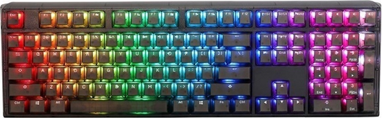 Picture of Klawiatura Ducky Ducky One 3 Aura Black Gaming Tastatur, RGB LED - MX-Speed-Silver