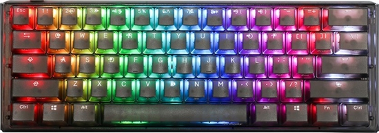 Picture of Klawiatura Ducky Ducky One 3 Aura Black Mini Gaming Tastatur, RGB LED - MX-Blue