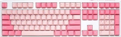 Picture of Klawiatura Ducky Ducky One 3 Gossamer Pink Gaming Tastatur - MX-Black Clear Top (US)