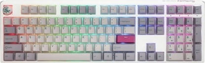 Attēls no Klawiatura Ducky One 3 Mist Grey Gaming klawiatura RGB LED - MX-Blue