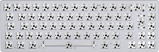Picture of Klawiatura Glorious PC Gaming Race Glorious GMMK2 Compact Tastatur - Barebone, ISO-Layout, weiß