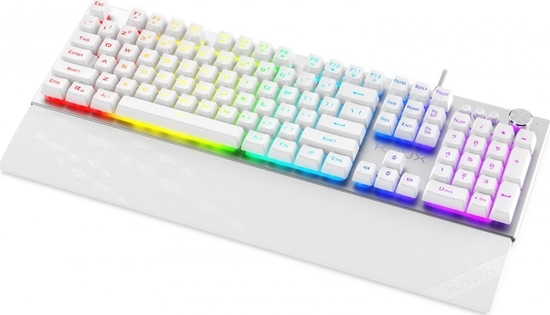 Picture of KRUX KRX0133 Frost RGB Gaming Keyboard / white