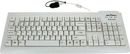 Attēls no Seal Shield Silver Seal Tastatur USB white SSWKSV208DE