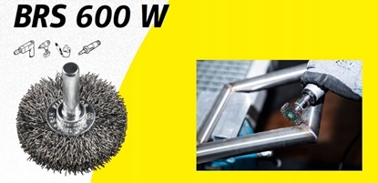 Attēls no Klingspor K.SZCZOTKA TARCZOWA  30mm TRZPIE BRS600W DRUT FALISTY NIERDZEWNY