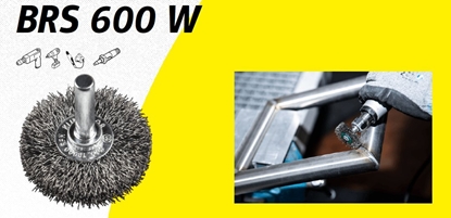 Attēls no Klingspor K.SZCZOTKA TARCZOWA 50mm TRZPIE BRS600W DRUT FALISTY NIERDZEWNY