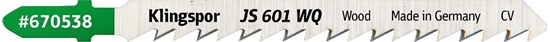 Picture of Klingspor KLINGSPOR BRZESZCZOT DO WYRZYNARKI 100x8x1,45mm JS 601 WQ /5szt.