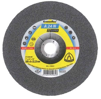 Picture of Klingspor Tarcza do obróbki stali szlachetnej FLEX 27 180x6,0x22,2 A 24 N SUPRA - 13412