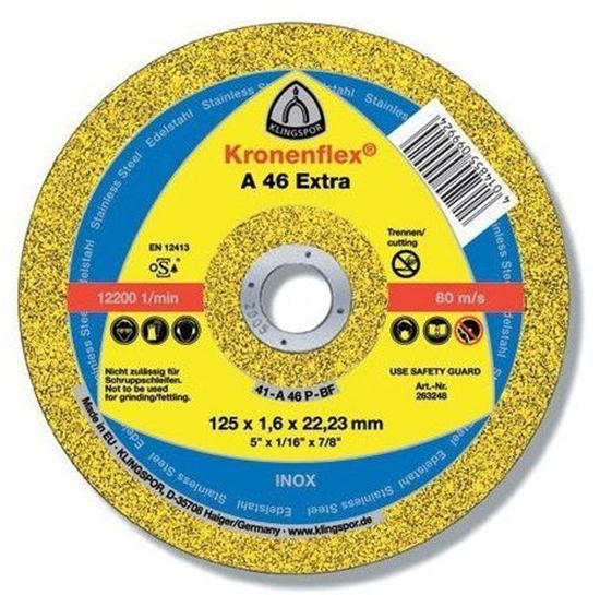 Picture of Klingspor Tarcza FLEX 41 125x1,6x22,2 A 46 EXTRA - 263248