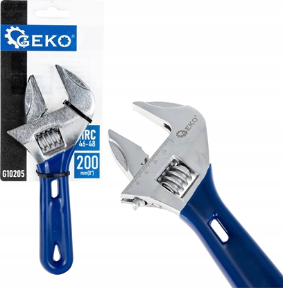 Attēls no Klucz nastawny szwed krótki 200mm 0-48mm (6/48)