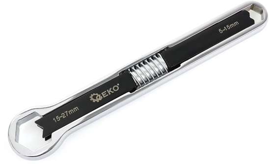 Picture of Klucz oczkowy nastawny - dwustronny 15-27mm/5-15mm CrV (30)