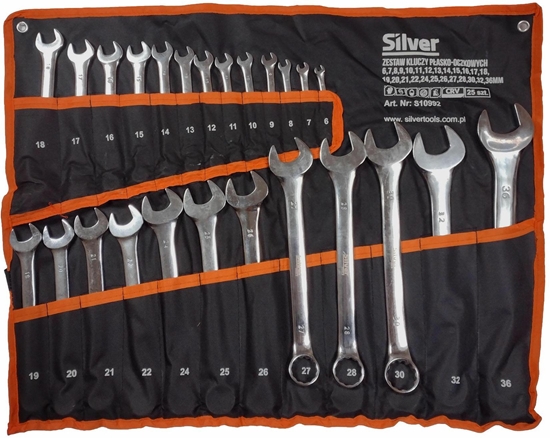 Изображение KLUCZ PASKO-OCZKOWY 6-36mm    25szt. /SILVER