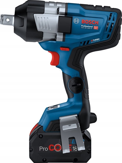 Изображение Klucz udarowy Bosch Bosch cordless impact wrench BITURBO GDS 18V-1600 HC Professional, 18Volt (blue/black, 2x battery ProCORE18V 8.0Ah, 3/4", in L-BOXX)