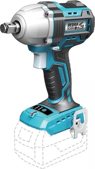 Picture of Klucz udarowy Dedra Klucz udarowy bezszczotkowy 450 Nm 1/2"", akumulatorowy 18V