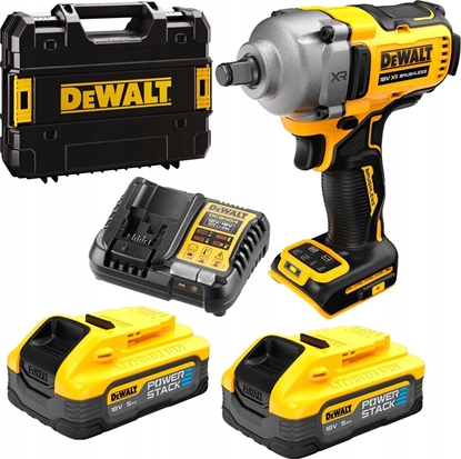 Изображение Klucz udarowy Dewalt 18v xr klucz udarowy 1/2 2x5ah ps