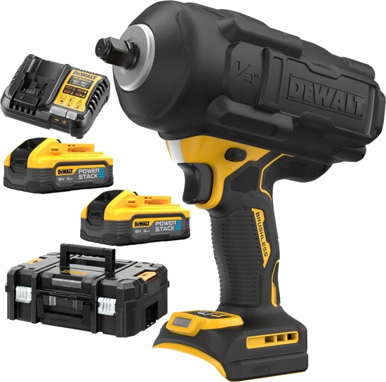 Picture of Klucz udarowy Dewalt DEWALT KLUCZ UDAROWY 1/2" 18V DCF961H2G 1626Nm 2x5,0Ah GFN TSTAK