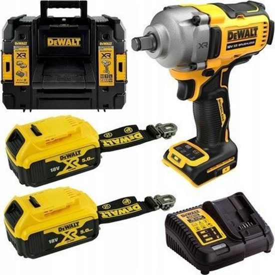Picture of Triecienatslēga DeWalt DCF891P2LRT-QW; 18 V; 1/2''; 2x5,0 Ah akum.